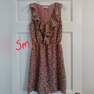 dELiA*s Purple and Yellow Backless Dress